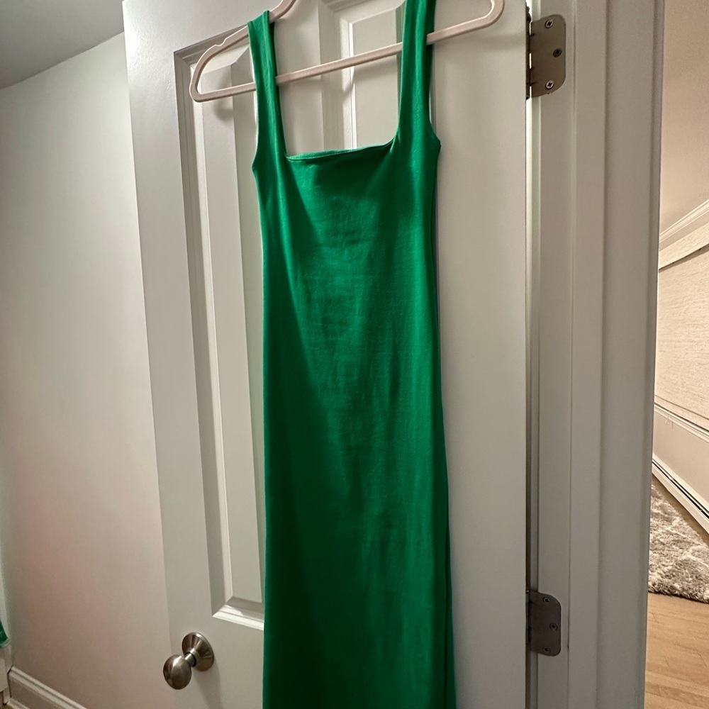 Zara Green Midi Dress